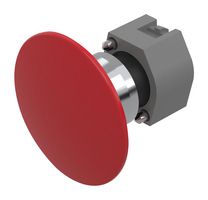 EAO 704.079.2 Switch Actuator, Round Raised, Red, EAO 22.3mm Mushroom Head Non Illuminated Pushbutton Switches