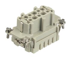 HARTING 09365102702 Conector Uso Rudo, Serie Han Ex, Inserto, 9+PE Contactos, 10B, Receptáculo eléctrico