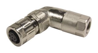 HARTING 21038214505 Sensor Connector, M12, Receptacle, 5 Contacts, Crimp Socket - Contacts Not Supplied