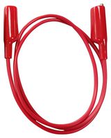 MULTICOMP PRO MP770281 Alligator Clip Test Lead, 24 ", 610 mm, Red, 10 A, 30 VAC