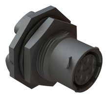 AMPHENOL SINE/TUCHEL RTS710ND6S03 Circular Connector, Sealed Circular Connector, ecomate Aquarius Series, Jam Nut Receptacle
