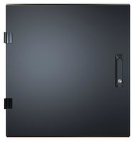 HAMMOND RCKSD12UBK1 Enclosure Accessory, 12U, Solid Locking Door, Hammond RCK Series Knockdown Rack Cabinets, Steel