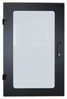 HAMMOND RCKWD18UBK1 Enclosure Accessory, 18U, Window Locking Door, Hammond RCK Series Knockdown Rack Cabinets, Steel