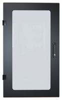 HAMMOND RCKWD20UBK1 Enclosure Accessory, 20U, Window Locking Door, Hammond RCK Series Knockdown Rack Cabinets, Steel