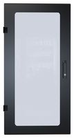 HAMMOND RCKWD24UBK1 Enclosure Accessory, 24U, Window Locking Door, Hammond RCK Series Knockdown Rack Cabinets, Steel