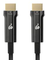IOGEAR GHDAOC30 Audio / Video Cable Assembly, Fiber Optic Cable, HDMI Plug, HDMI Plug, 100 ft, 30.5 m