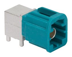 AMPHENOL RF FM1-NZRP-PCB-1 RF Connector, AUTOMATE, Type A Mini-FAKRA, 1 Port, PCB Through Hole, R/A, Plug, 50 Ohm, Z Code