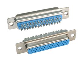 L-COM SDH44S D Sub Connector, High Density, Receptacle, 44 Contacts, DB, Solder Cup