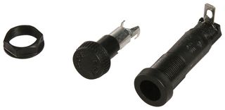 LITTELFUSE 03453LF1H Portafusible, Cartucho, 1 Fusible, 20A, 250V, 1/4" x 1-1/4", 6.3mm x 32mm, 3AG, Conexión Rápida