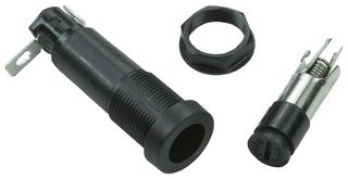 LITTELFUSE 03455LS1H Fuseholder, Cartridge, 1 Fuse, 10 A, 250 VAC, 250 VDC, 5mm x 20mm, Quick Connect