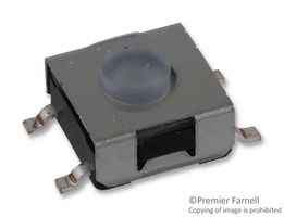 MULTICOMP PRO MC32845 Tactile Switch, MCDTSMW-6 Series, Top Actuated, Surface Mount, Round Button, 360 gf