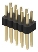 GCT BC035-06-A-0380-0300-L Pin Header, Pin Header, Board-to-Board, 1 mm, 2 Rows, 6 Contacts, Through Hole Straight