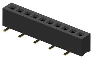 GCT BC070-10-A-1-L-D PCB Receptacle, Dual Entry, Board-to-Board, 1 mm, 1 Rows, 10 Contacts, Surface Mount, BC070 Series