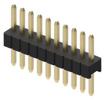 GCT BD020-09-A-J-0350-0300-L-G Pin Header, Board-to-Board, 1.27 mm, 1 Rows, 9 Contacts, Through Hole Straight, BD020 Series
