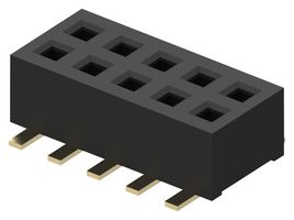 GCT BD050-08-A-0-0500-L-D PCB Receptacle, Dual Entry, Board-to-Board, 1.27 mm, 2 Rows, 8 Contacts, Surface Mount