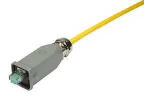 HARTING 09451151520 Conector Modular, RJ45 Plug, 1 x 1 (Puerto), 8P8C, Cat6a, IP65, IP67, Montaje de cable