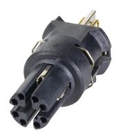 HARTING 21033814806 Aislante de Conector Circular, 8 Contactos, Hembra, Agujero Pasante