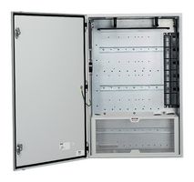 PANDUIT Z23C-6S 19" Wall Cabinet, IP66, NEMA 4, 316 Stainless Steel, Gray, 914.4 mm, 609.6 mm, 294.6 mm