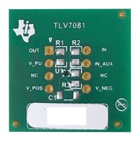 TEXAS INSTRUMENTS TLV7081EVM Breakout Board, TLV7081 NanoPower Comparator, WCSP Package