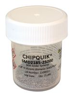 CHIP QUIK SMD2185-25000 Esfera de Soldadura, Aleación de 63, 37 Sn, Pb, Diá. de 0.45mm, Temperatura de Fusión 183 °C