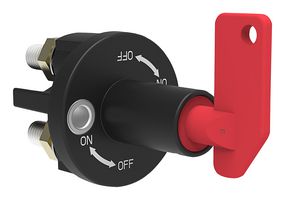 CARLING TECHNOLOGIES BD1-1A1 Desconector de Interruptor, 1 polos, IP67, Tornillo, Montaje en Panel