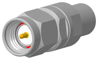 AMPHENOL RF AD-SMAP-PSMPP-1 RF / Coaxial Adapter, PSMP, Plug, SMA, Plug, Straight Adapter, 50 ohm
