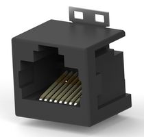 TE CONNECTIVITY - AMP 1-338088-6 Modular Connector, RJ45 Jack, 1 x 1 (Port), 8P8C, Cat3, Surface Mount