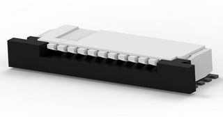 AMP - TE CONNECTIVITY 1-84953-0 FFC / FPC Board Connector, 1 mm, 10 Contacts, Plug, Surface Mount, Top