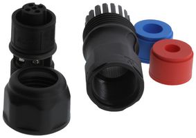 AMPHENOL LTW AD-05BFFB-QL8AP0 Circular Connector, Standard Circular Connector, X-Lok Series, Cable Mount Receptacle, 5 Contacts