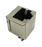 STEWART CONNECTOR SS-7188VS-A-FLS Modular Connector, RJ45 Jack, 1 x 1 (Port), 8P8C, Cat5e, Through Hole Mount