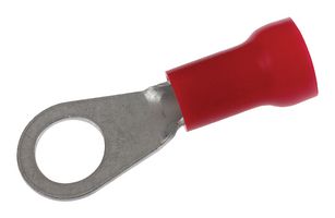 TE CONNECTIVITY - AMP 52291-5 Terminal de Anillo, 3/8", 8 AWG, 10.54 mm², PLASTI-GRIP Series, Rojo