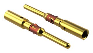 AMPHENOL SINE/TUCHEL MP14M23G30 Circular Connector Contact, ecomate Aquarius RM Series, Pin, Crimp, 14 AWG, 14 AWG
