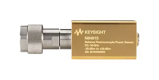 KEYSIGHT TECHNOLOGIES N8481S/N8487S-301 RF Power Sensor, 0Hz to 18GHz, -35dBm to +20dBm, N Type Plug