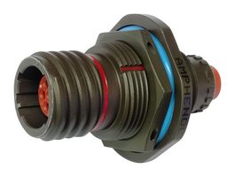 AMPHENOL PCD M28840/14AG1F1 Circular Connector, MIL-DTL-28840, M28840/14 Series, Jam Nut Receptacle, 92 Contacts, Crimp Pin
