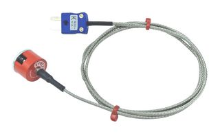 LABFACILITY BMS-K-1M-MP-J (1.9KG PULL) Thermocouple, Button, K, 3.28 ft, 1 m