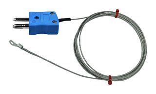 LABFACILITY FW-K-M8-2.0-C4-SP-J-Z Z=C/C Thermocouple, Washer, K, 6.56 ft, 2 m