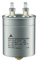 TDK B25834F4225K001 Power Film Capacitor, Double Metallized PP, 2.2 µF, ± 10%, Stud Mount - M8