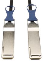 EATON TRIPP LITE N282-05M-BK Network Cable, QSFP+ 38 Position Plug, QSFP+ 38 Position Plug, 5 m, 16 ft, Black