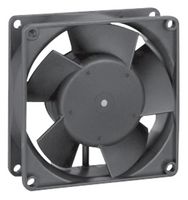 EBM-PAPST 3414NMU-603 DC Axial Fan, 24 V, Square, 92 mm, 25 mm, Ball Bearing, 42.4 CFM