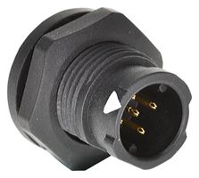 AMPHENOL LTW AD-05PMMS-QC8001 Circular Connector, 5A, IP68, Standard Circular Connector, X-Lok A Size Series, Panel Mount Plug