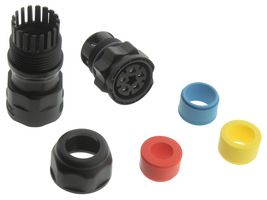 AMPHENOL LTW DC-05BMFB-QL8APP Circular Connector, IP68, Standard Circular Connector, X-Lok D Size Series, Cable Mount Plug