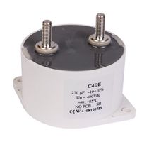 KEMET C4DENPQ5680A8TK Power Film Capacitor, Metallized PP, Can, 68 µF, ± 10%, DC Link, Panel Mount