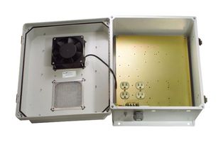 L-COM NB141207-1HF-1 Plastic Enclosure, Wall Mount, Polyester (PET), Glass Fibre Reinforced, 139.7 mm, 338 mm