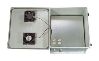 L-COM NB181608-10F-1 Plastic Enclosure, Wall Mount, Polyester (PET), Glass Fibre Reinforced, 495 mm, 444 mm, 254 mm