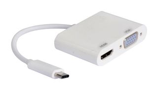 MULTICOMP PRO 83-22065 Interface Converter, USB, Type C Plug To HDMI, VGA