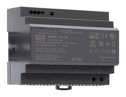 MEAN WELL HDR-150-12 AC/DC DIN Rail Power Supply (PSU), ITE, 1 Output, 135.6 W, 12 V, 11.3 A