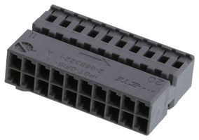 AMP - TE CONNECTIVITY 2-968322-1 Carcasa de Conector Automotriz, MQS Series, Receptáculo eléctrico, 20 Posiciones