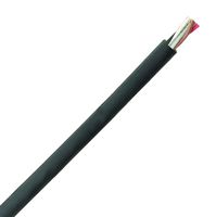 ALPHA WIRE 45463 BK005 Multiconductor Cable, Shielded, 3 Conductor, 20 AWG, 0.56 mm², 100 ft, 30.5 m