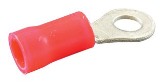 TE CONNECTIVITY - AMP 52291-4 Terminal de Anillo, M8, 5/16", 8 AWG, 10.54 mm², PLASTI-GRIP Series, Rojo