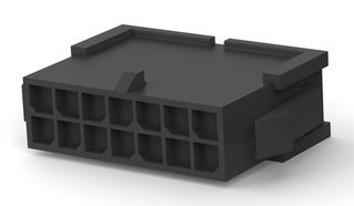 AMP - TE CONNECTIVITY 1-794615-4 Connector Housing, Micro MATE-N-LOK Series, Plug, 14 Positions, 3 mm, Micro MATE-N-LOK Connectors